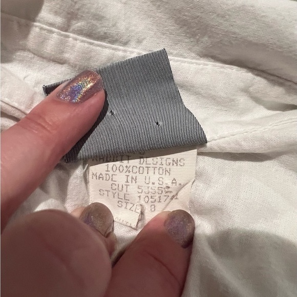 Rabbit Rabbit Rabbit White Button-Front Maxi Dress - Picture 15 of 15